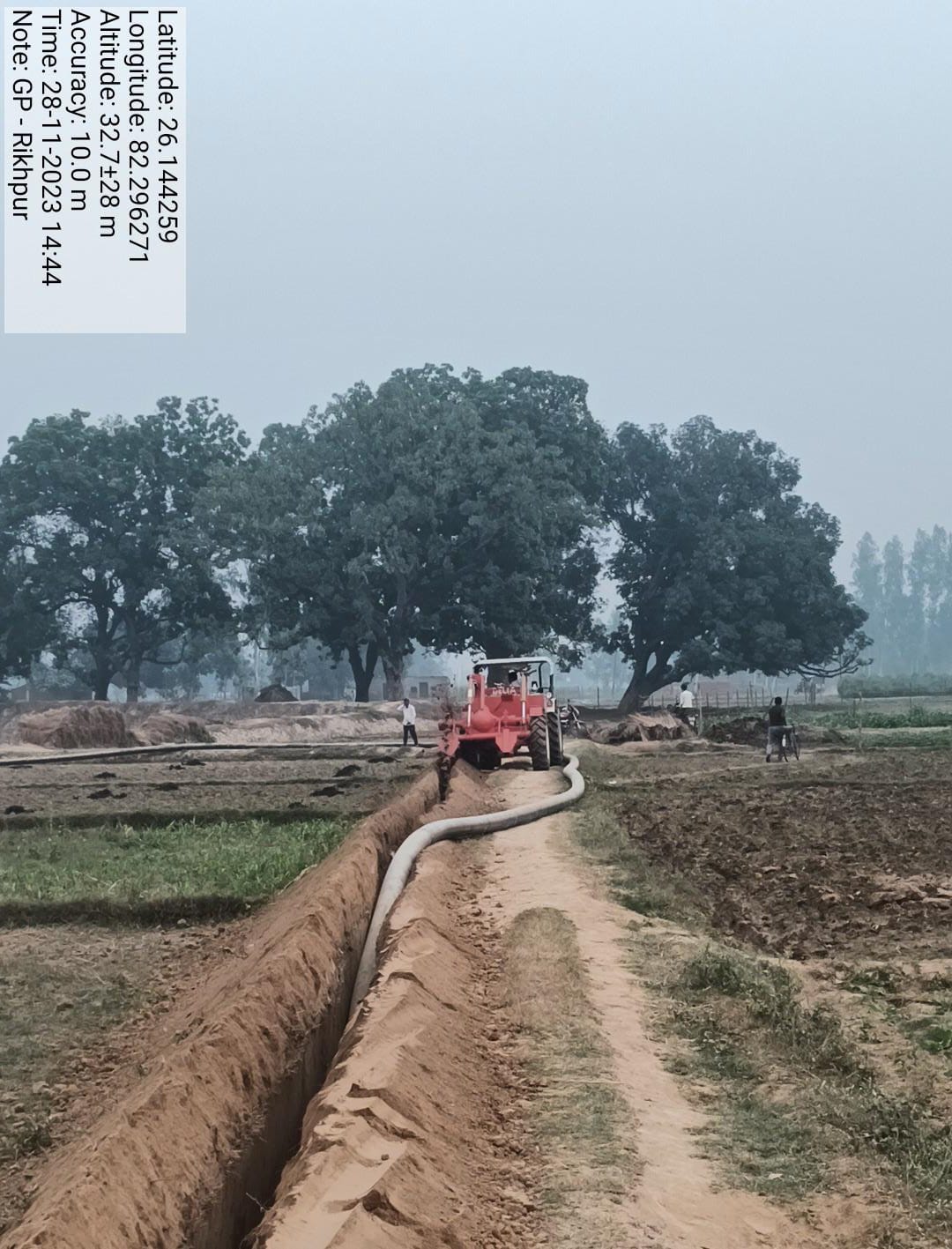Pipe laying project